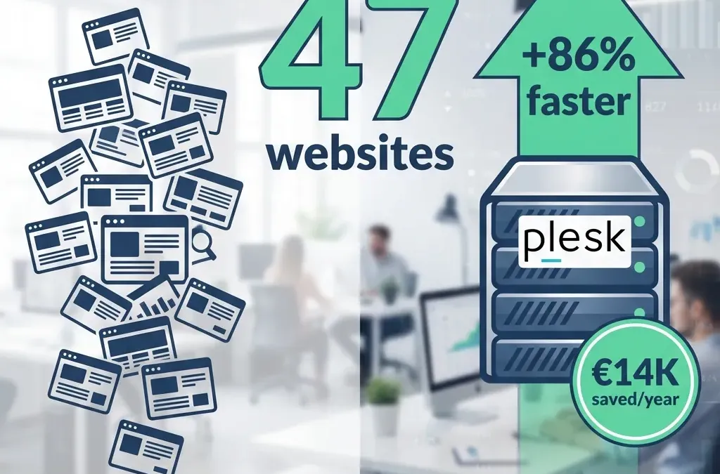 Caso de Estudio: Agencia Migra 47 Webs a Plesk