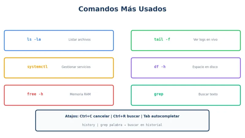 Cheatsheet comandos VPS