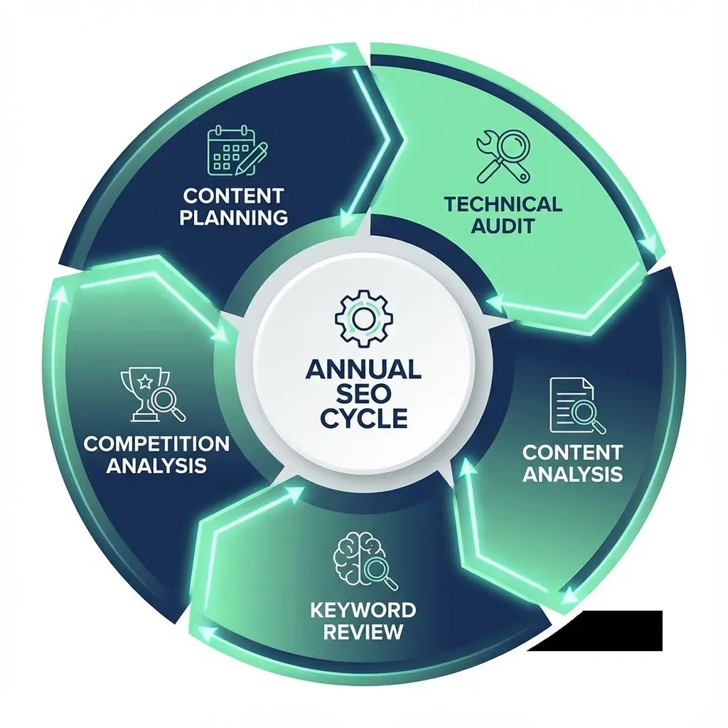 Ciclo de revisión anual SEO