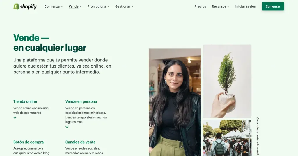 tipos de cms shopify