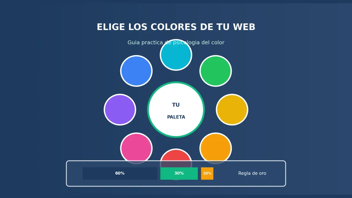 Cómo Elegir los Colores para tu Web: Guía Práctica 2026