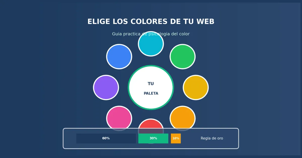 Guía para elegir los colores perfectos para tu página web