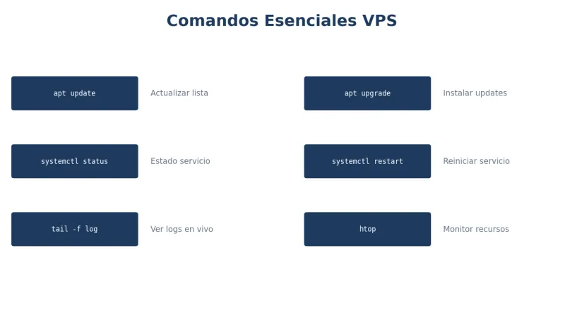 Comandos esenciales VPS