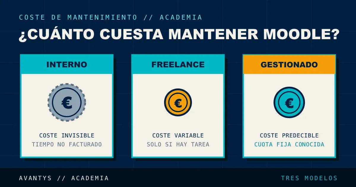 Cuánto Cuesta el Mantenimiento de Moodle: Comparativa