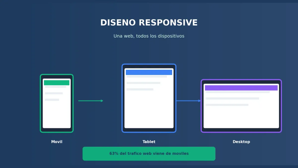 Diseño Responsive: Cómo Adaptar tu Web a Móvil [2026]