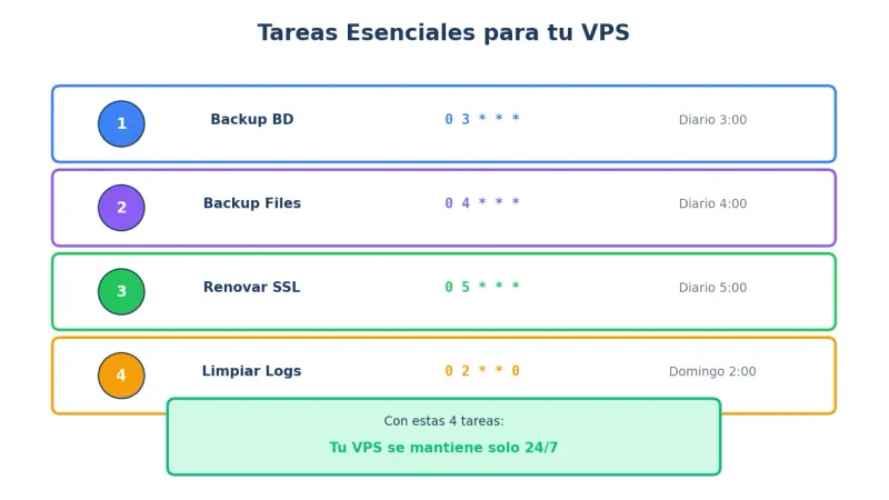 Ejemplos de cron para VPS