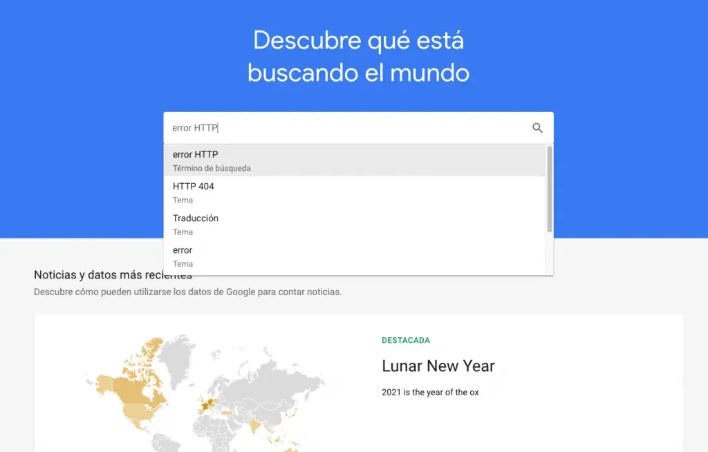 buscar los errores http