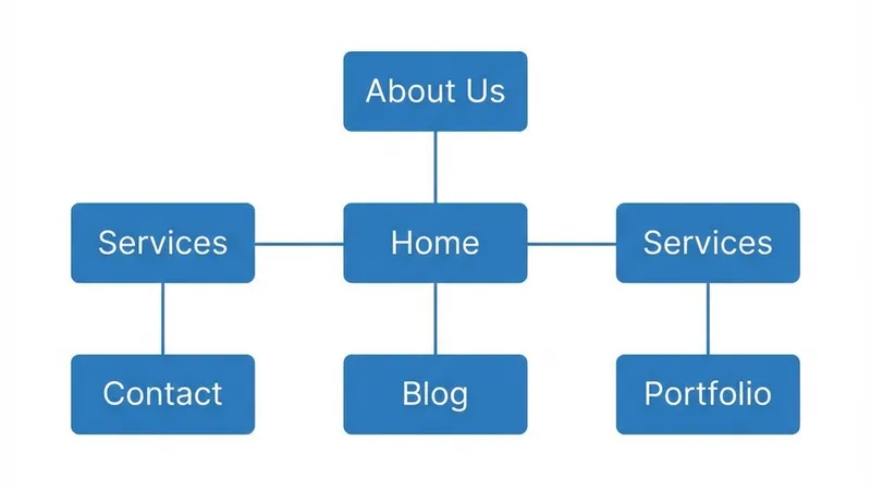 Estructura típica de una web corporativa