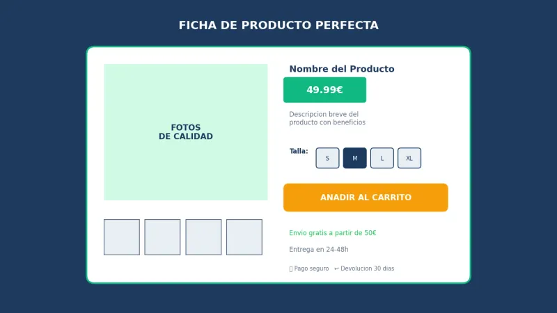 Anatomía de una ficha de producto efectiva