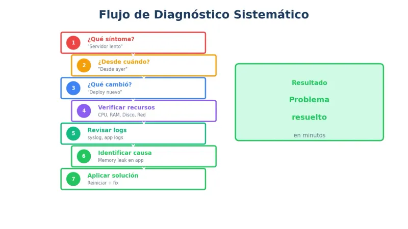 Flujo de diagnóstico en VPS