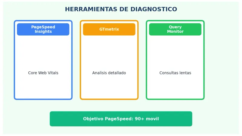 Herramientas velocidad WordPress