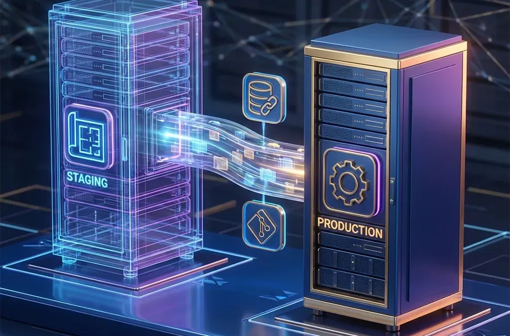HestiaCP Staging y Producción: Flujo Profesional 2026