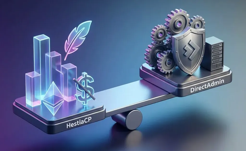 HestiaCP vs DirectAdmin: comparativa completa de paneles de control