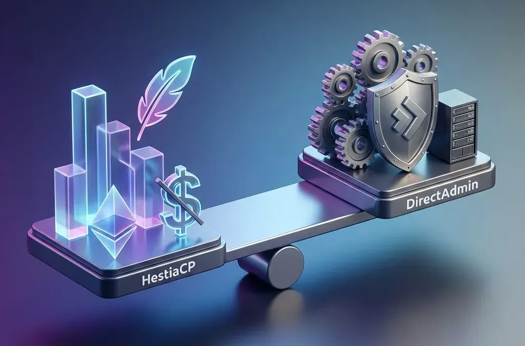 HestiaCP vs DirectAdmin: Comparativa Completa 2026