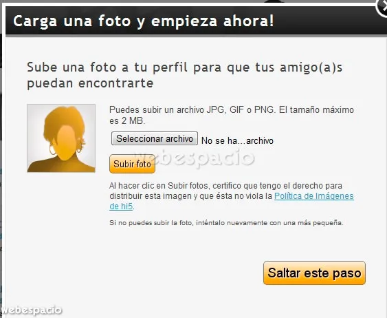 hi 5 red social