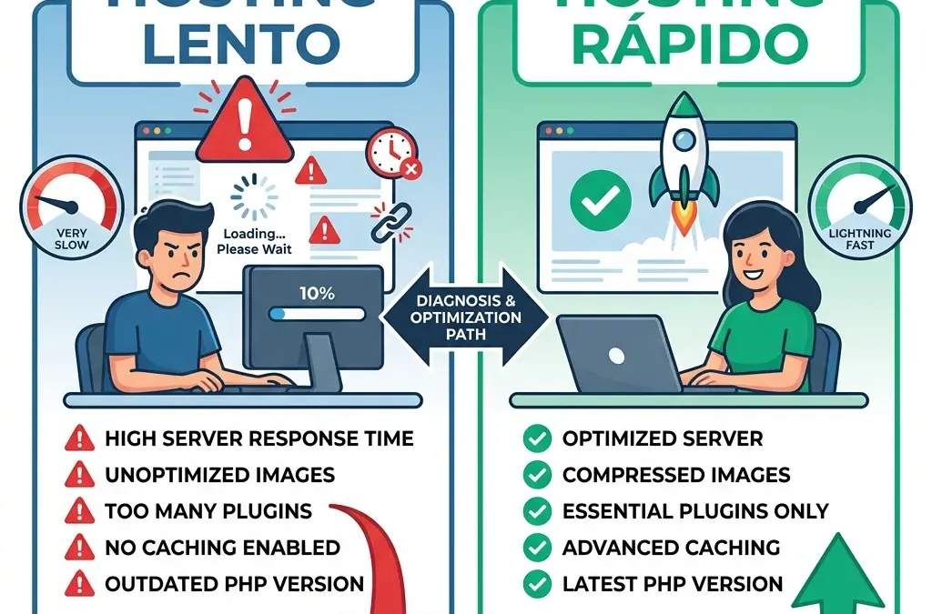 Hosting Lento: Cómo Detectarlo y 5 Hostings Rápidos para WordPress