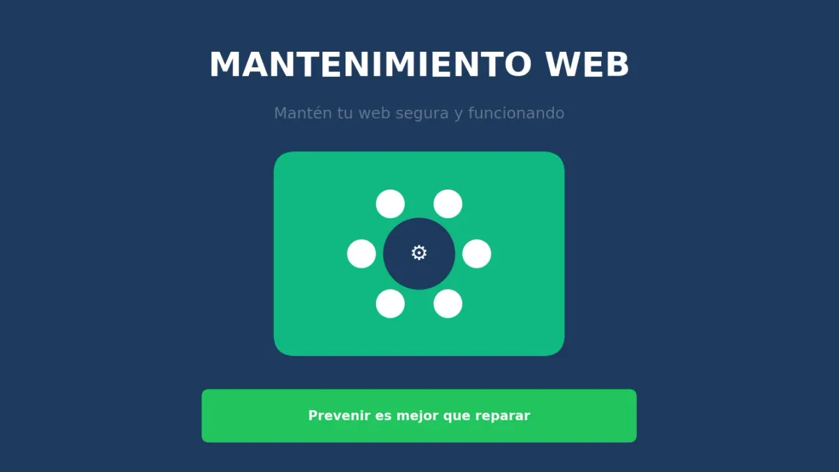 Mantenimiento Web: Qué Es y Por Qué Es Vital