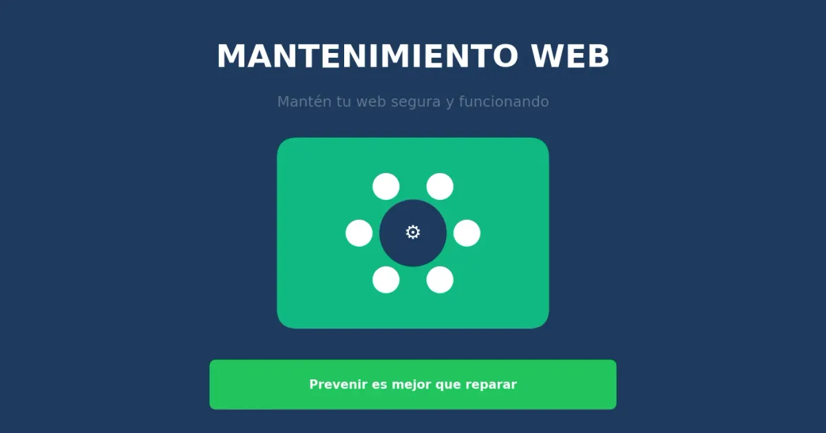Mantenimiento web