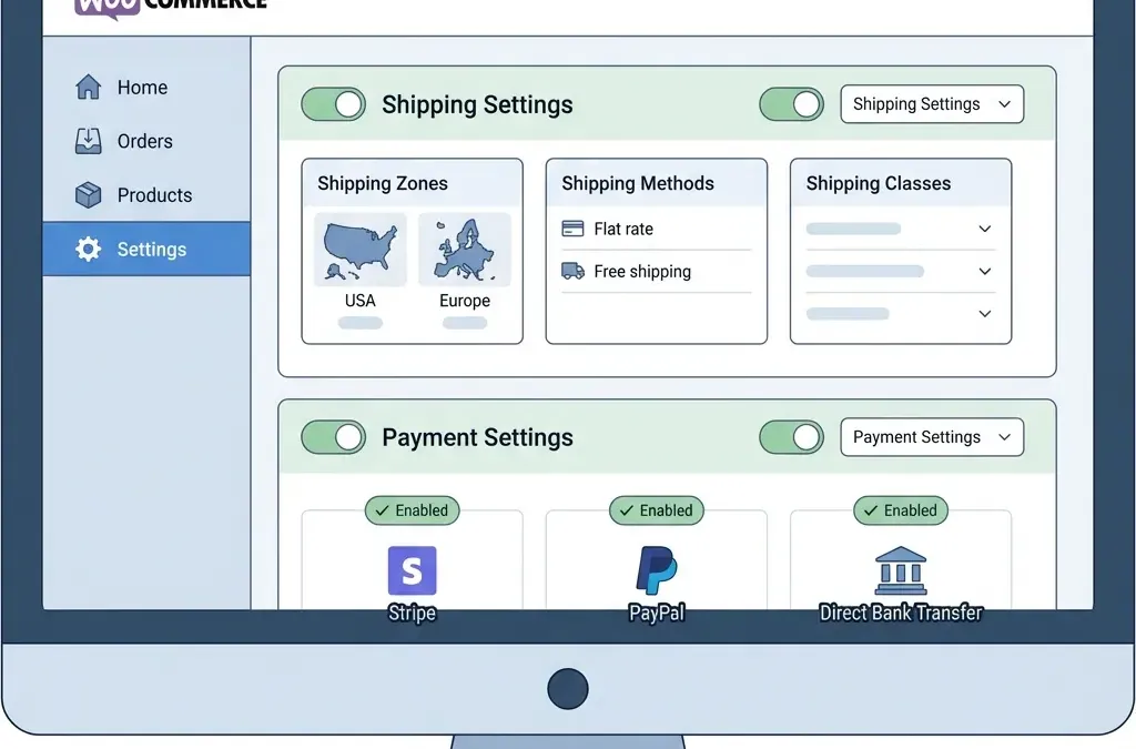 Configurar Pagos y Envíos en WooCommerce