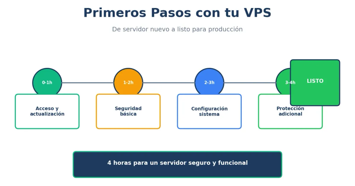 Primeros pasos después de contratar un VPS