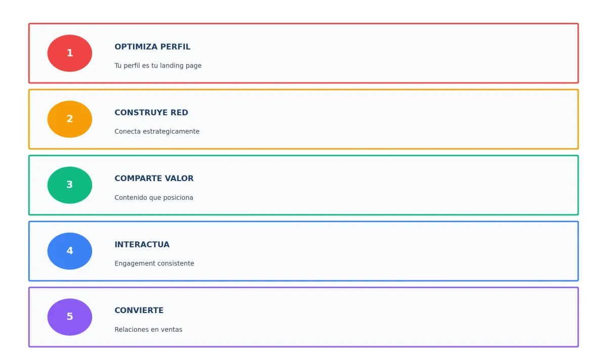 Proceso de social selling paso a paso