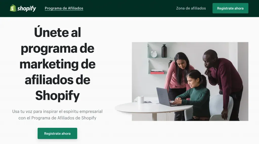 programa de afiliados shopify