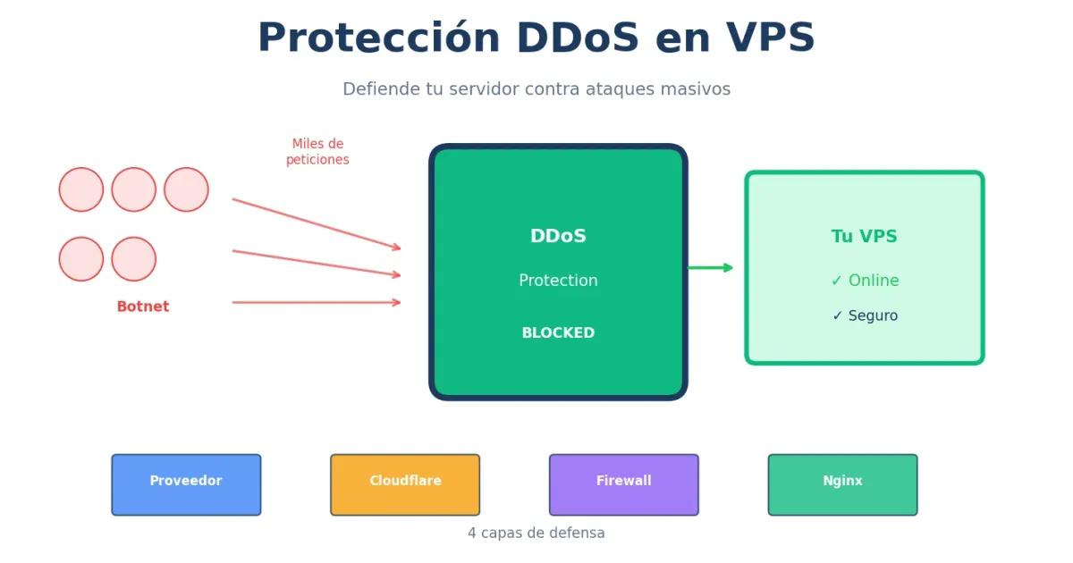 Protección DDoS en VPS