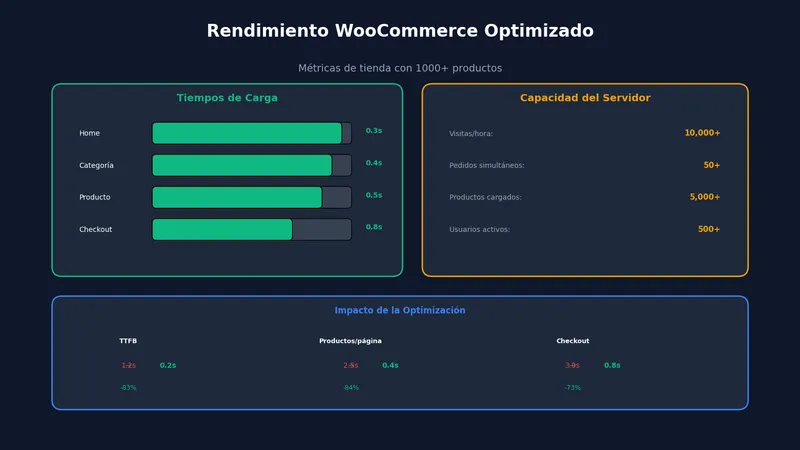 Rendimiento de WooCommerce durante picos de tráfico como Black Friday