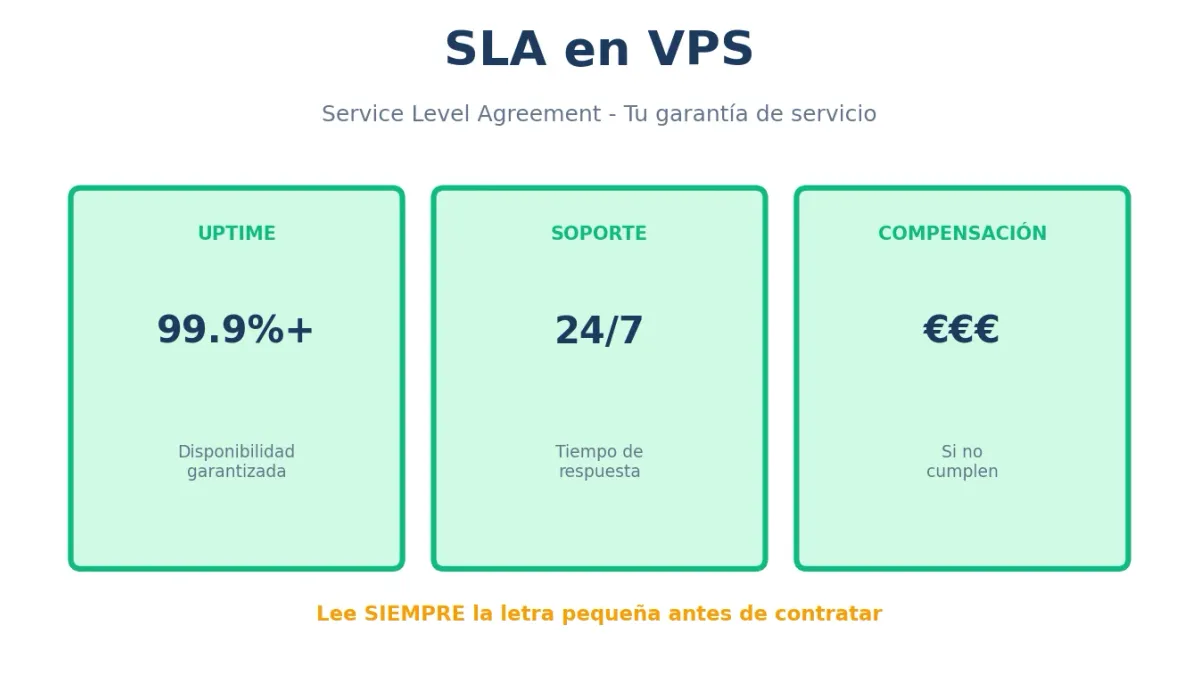 SLA en VPS: Qué Significa y Por Qué Debería Importarte