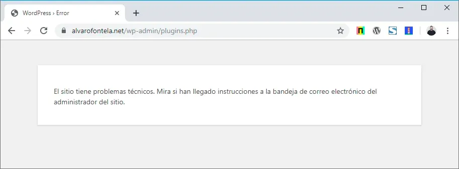 Solución de problemas de WordPress