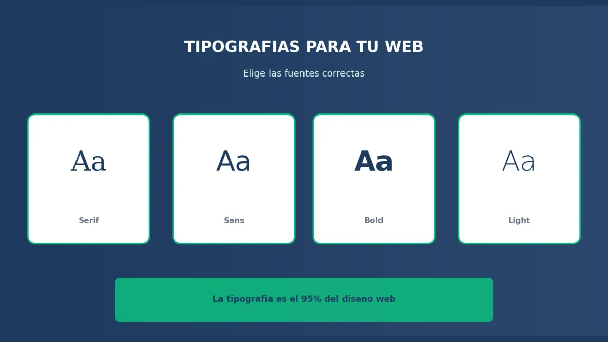 Tipografías para Web: Cómo Elegir las Fuentes Correctas