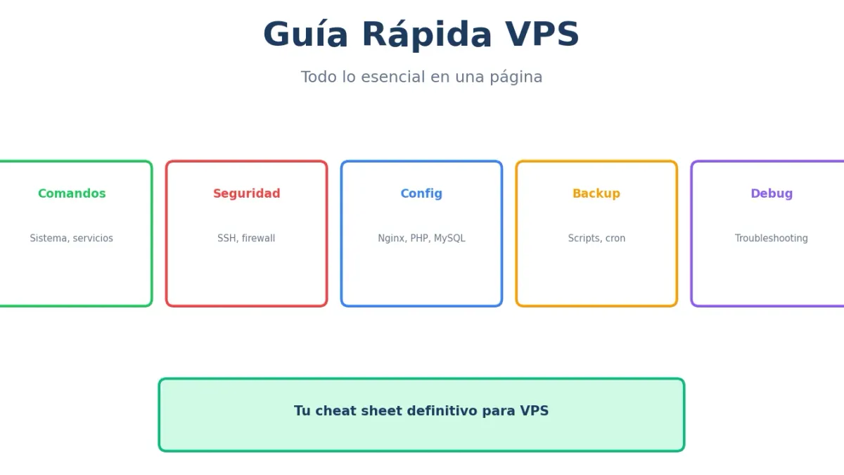 Guía Rápida VPS: Todo lo Esencial en Una Página