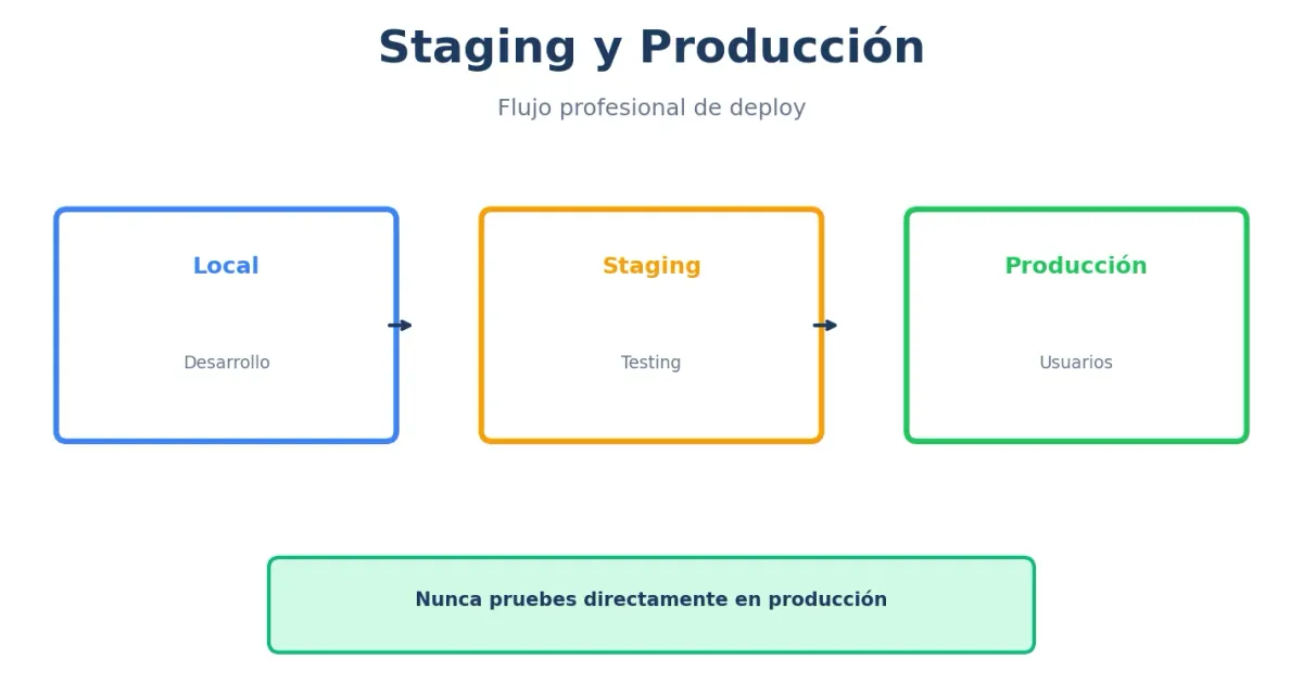 Staging y producción en VPS