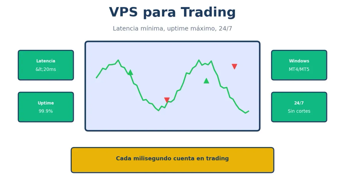 VPS para Trading - Requisitos y mejores opciones