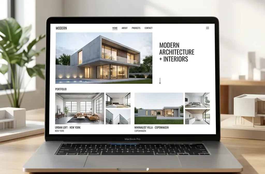 Cómo Crear una Web para Arquitectos e Interioristas [2026]