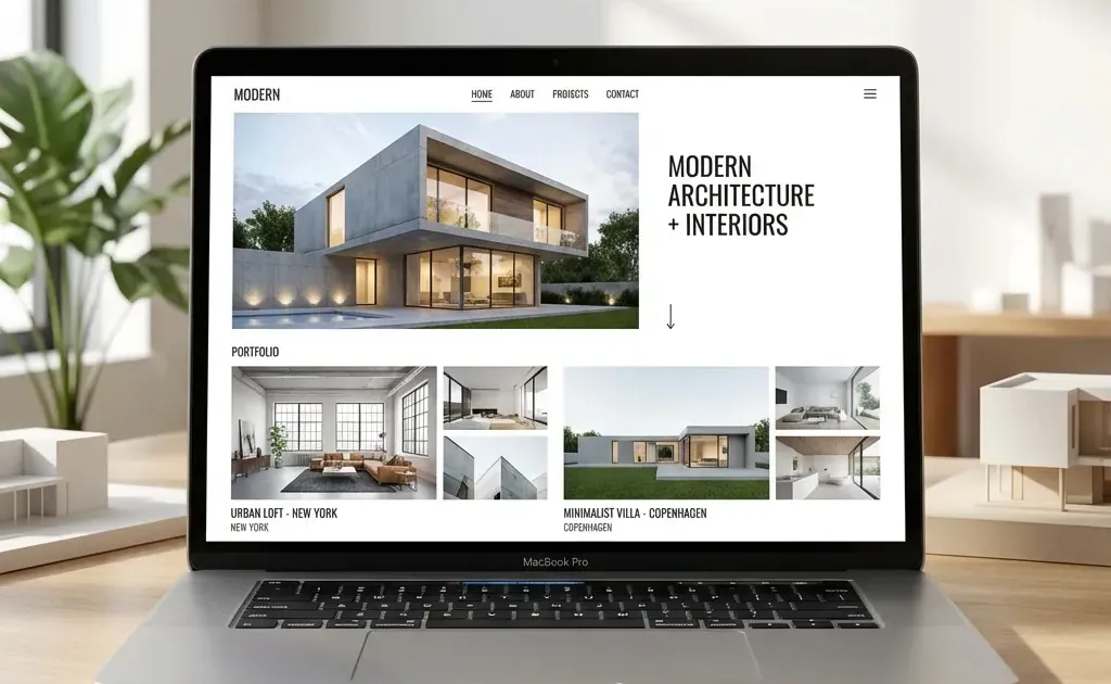 Cómo crear una web para arquitectos e interioristas