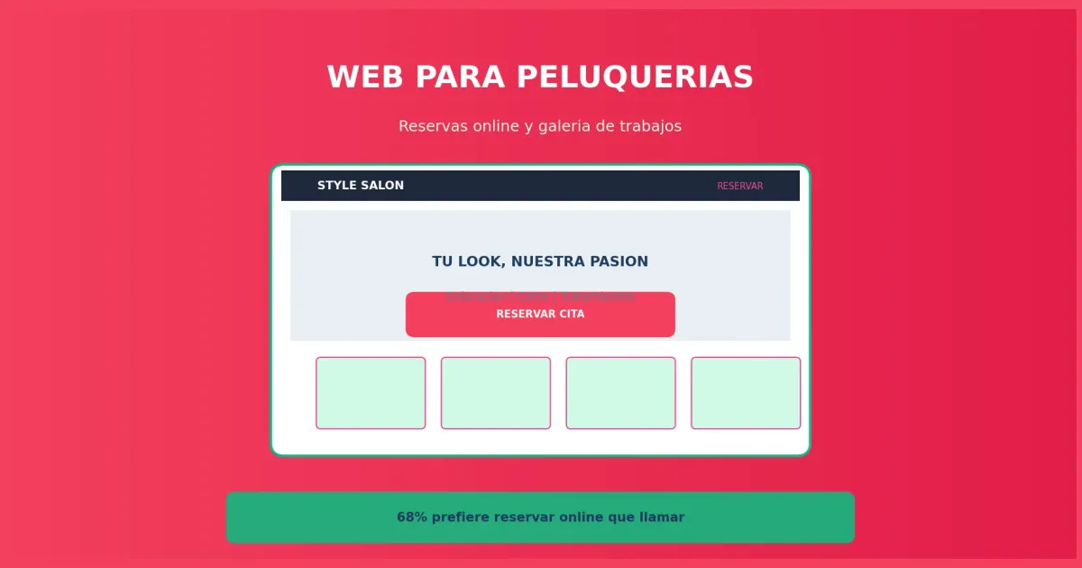 Cómo crear una web para peluquería o barbería
